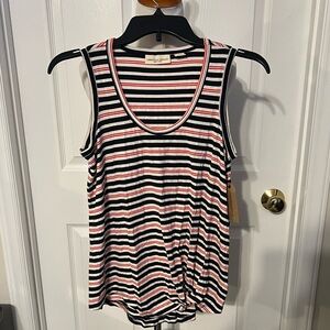 NWT Christian Siriano Striped Tank Top